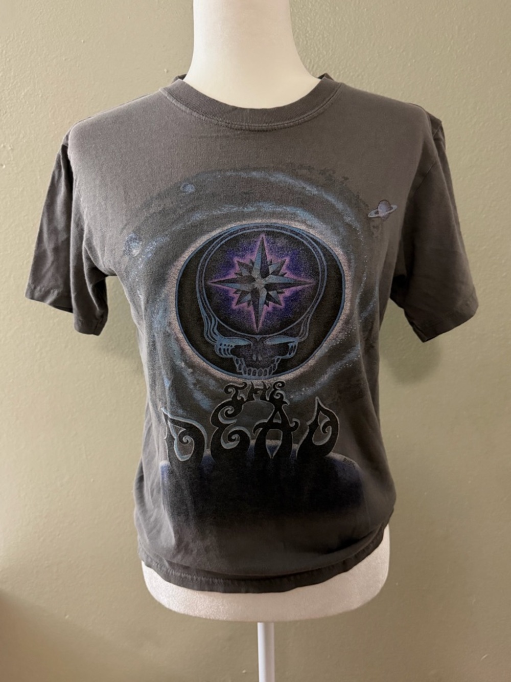 2009 The Dead Grateful Dead Concert Tour Shirt Charcoal Gray Anvil Small